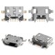 Charge Connector compatible with Xiaomi Redmi 5 Plus, (5 pin, micro USB type-B)