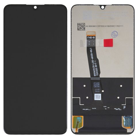 LCD compatible with Huawei Nova 4e, P30 Lite, P30 Lite 2020  New Edition, black, without frame, Original PRC  