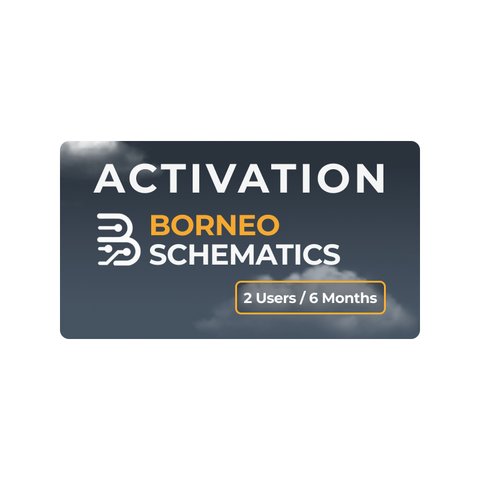 Borneo Schematics Activation 2 Users 6 Months 