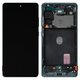 LCD compatible with Samsung G780 Galaxy S20 FE, (mint, with frame, Original (PRC))
