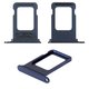 SIM Card Holder compatible with iPhone 12, (dark blue, double SIM)