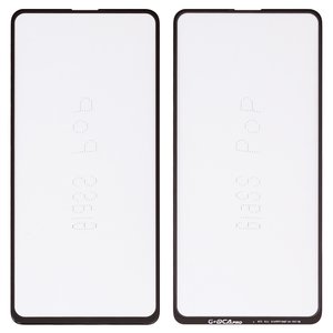 Housing Glass G+OCA PRO compatible with Xiaomi Mi 9T, Mi 9T Pro, Redmi K20, Redmi K20 Pro, with OCA film, black 