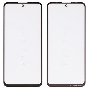 Housing Glass G+OCA PRO compatible with Xiaomi Poco M4 Pro 5G, Redmi Note 11 5G, Redmi Note 11S 5G, Redmi Note 11T 5G, with OCA film, black 