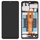 LCD compatible with Samsung A065 Galaxy A06, (black, with frame, High Copy)