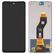 LCD compatible with Tecno Pop 8, Spark 20 (KJ5), Spark 20C (BG7), Spark Go (2024) (BG6); Infinix Hot 40i (X6528B), Smart 8 (X6525), (black, without frame, original (change glass) , FPC6615)