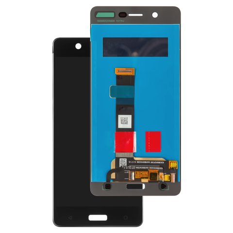 Pantalla LCD puede usarse con Nokia 5 Dual Sim, negro, sin marco, Original PRC 