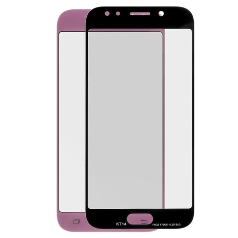 Vidrio de carcasa puede usarse con Samsung J530F Galaxy J5 2017 , con película OCA, rosado