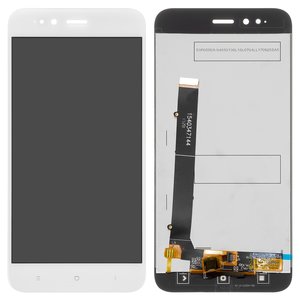 Pantalla LCD puede usarse con Xiaomi Mi 5X, Mi A1, blanco, sin marco, High Copy, MDG2, MDI2, MDE2