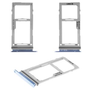 Sujetador de tarjeta SIM puede usarse con Samsung G973 Galaxy S10, G975 Galaxy S10 Plus, azul, con soporte para MMC, dual SIM