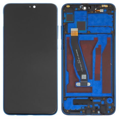 Pantalla LCD puede usarse con Huawei Honor 8X, Honor View 10 Lite, azul, con marco, Original PRC , JSN L11 JSN L21 JSN L22 JSN L23 JSN L42 JSN AL00 JSN TL00