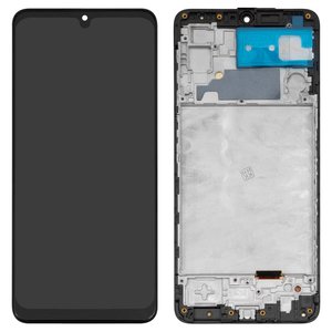 Pantalla LCD puede usarse con Samsung M225 Galaxy M22, negro, con marco, High Copy, con borde ancho, OLED 