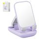 Soporte Baseus Seashell Series, morado, plástico, con espejo, #B10551501511-00
