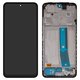 Pantalla LCD puede usarse con Xiaomi Redmi Note 11, negro, con marco, High Copy, (OLED)