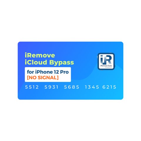 iRemove iCloud Bypass para iPhone 12 Pro [NO SIGNAL]