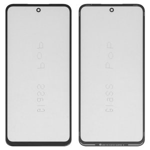 Vidrio de carcasa G+OCA PRO puede usarse con Motorola Moto G13, Moto G23 XT2333, con película OCA, negro