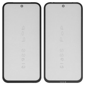 Vidrio de carcasa G+OCA PRO puede usarse con Google Pixel 8a, con película OCA, negro
