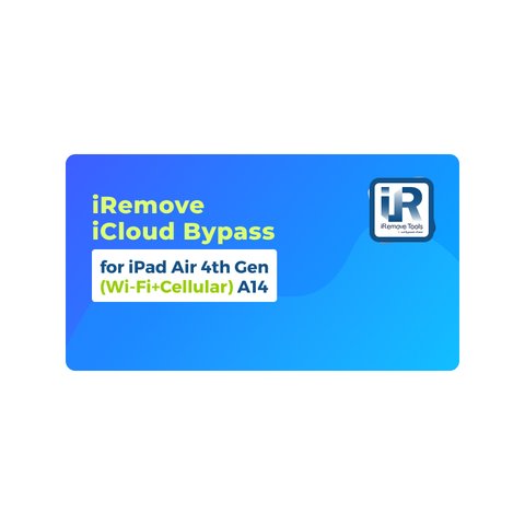 iRemove iCloud Bypass para iPad Air 4th Gen Wi Fi+Cellular  A14