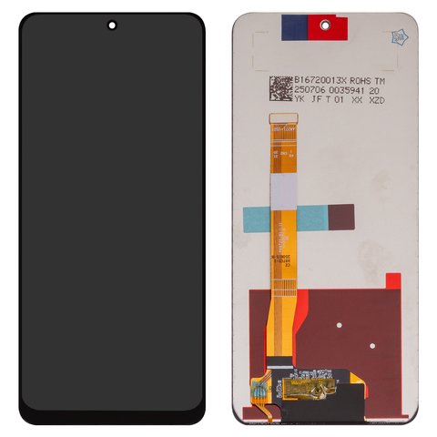 Pantalla LCD puede usarse con Realme 10 Pro 5G, negro, sin marco, High Copy, RMX3663, RMX3660, RMX3661