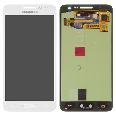 Дисплей для Samsung A300 Galaxy A3, білий, Original PRC , original glass