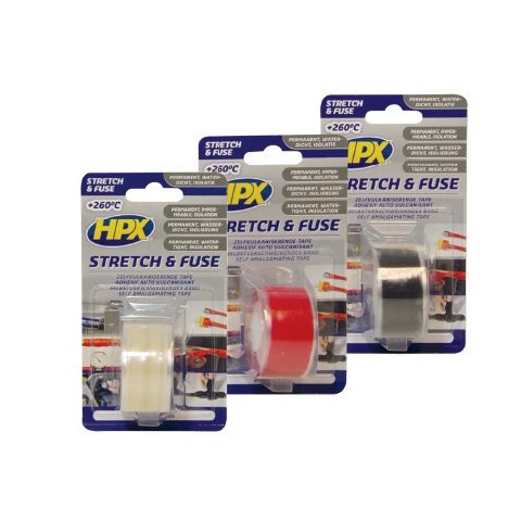 Стрічка вулканізуюча силiконова HPX 25 мм, 3 м, прозора блістер 