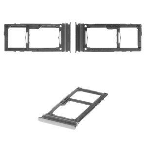 Тримач SIM карти для Samsung A525 Galaxy A52, A526 Galaxy A52 5G, A725 Galaxy A72, A726 Galaxy A72 5G, чорний