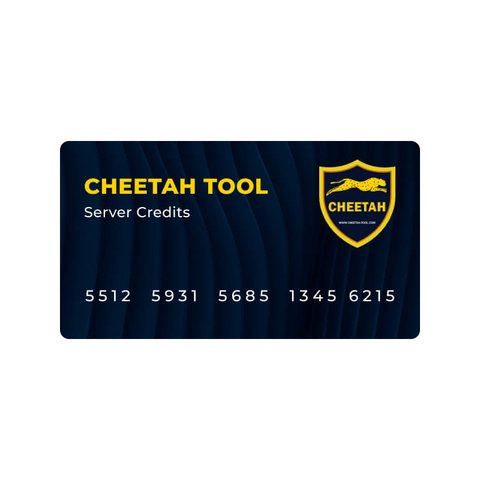 Серверні кредити Cheetah Tool