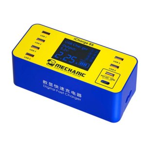 Мережевий зарядний пристрій Mechanic iCharge 8S, 40 Вт, Quick Charge, Power Delivery PD , 8 портів