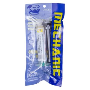 Флюс паста Mechanic CMOV 223HF, з металевим штовхачем, високоактивна, 10 мл