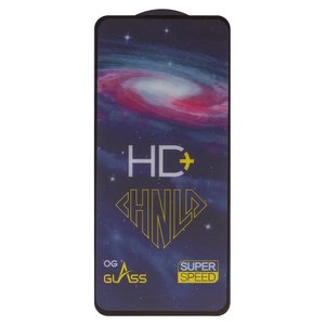 Защитное стекло All Spares для Motorola Moto G84, 0,33 мм 9H, совместимо с чехлом, Full Glue, черный, HD+