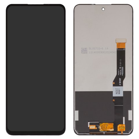 Дисплей для TCL 20L, 20S, черный, без рамки, High Copy, FPC6703 7