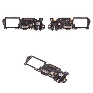 Шлейф для Oppo A5 2020 , A9 2020 , коннектора наушников, коннектора зарядки, с микрофоном, High Copy, плата зарядки
