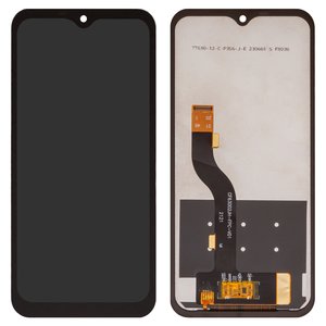 Дисплей для Hotwav Cyber 7, черный, без рамки, High Copy