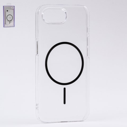 Чохол Fully PC MagSafe для iPhone 16e, прозорий, безбарвний, магнітний, пластик