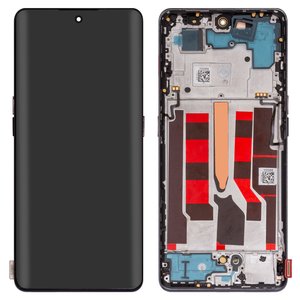 Дисплей для Oppo Reno 8T 5G, черный, с рамкой, High Copy, OLED  CPH2505
