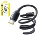 USB кабель Baseus PicoGo, 2xUSB тип-C, 100 см, 240 Вт, черный, силиконовый, в нейлоновой оплетке, #E0423300