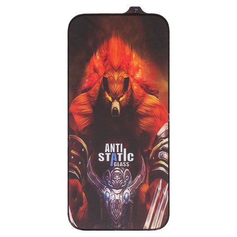 Захисне скло ESD Bear для Apple iPhone 17 Pro, сумісне з чохлом, Full Glue, Anti Static, без упаковки , чорний