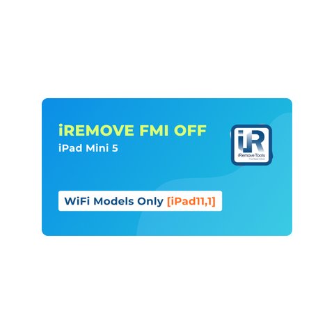 iRemove FMI OFF iPad Mini 5 лише WiFi моделі [iPad11,1]