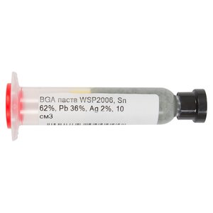 Паста для пайки BGA-микросхем Interflux WSP 2006 (10 см³) Паста для пайки BGA-микросхем Interflux WSP 2006 (10 см³)
